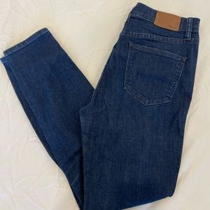 Madewell high riser skinny skinny